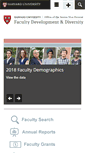 Mobile Screenshot of faculty.harvard.edu