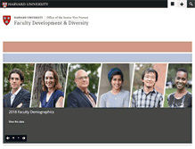 Tablet Screenshot of faculty.harvard.edu