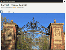 Tablet Screenshot of hgc.harvard.edu