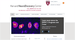 Desktop Screenshot of neurodiscovery.harvard.edu