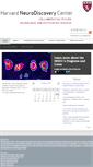 Mobile Screenshot of neurodiscovery.harvard.edu