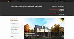Desktop Screenshot of construction.harvard.edu
