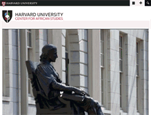 Tablet Screenshot of africa.harvard.edu