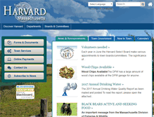 Tablet Screenshot of harvard.ma.us