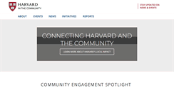 Desktop Screenshot of community.harvard.edu