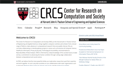 Desktop Screenshot of crcs.seas.harvard.edu