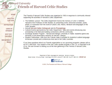 Tablet Screenshot of fhcs.fas.harvard.edu