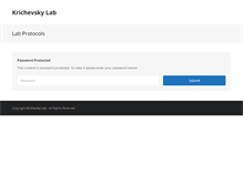 Tablet Screenshot of krichevskylab.bwh.harvard.edu