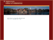 Tablet Screenshot of admweb.fas.harvard.edu