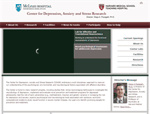 Tablet Screenshot of cdasr.mclean.harvard.edu