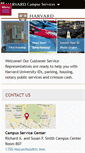 Mobile Screenshot of campusservicecenter.harvard.edu