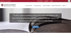 Desktop Screenshot of bsc.harvard.edu