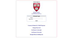 Desktop Screenshot of mail.physics.harvard.edu