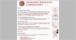 Desktop Screenshot of hrl.harvard.edu