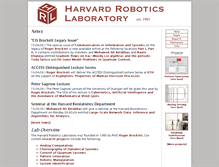 Tablet Screenshot of hrl.harvard.edu