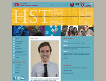 Tablet Screenshot of hst.harvard.edu
