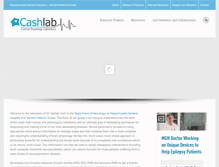 Tablet Screenshot of cashlab.mgh.harvard.edu