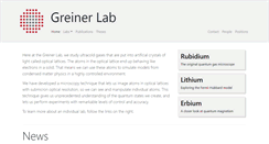 Desktop Screenshot of greiner.physics.harvard.edu