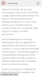 Mobile Screenshot of greiner.physics.harvard.edu