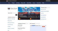 Desktop Screenshot of eliot.harvard.edu
