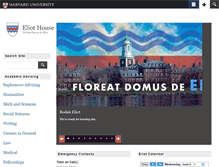 Tablet Screenshot of eliot.harvard.edu