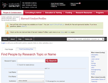 Tablet Screenshot of connects.catalyst.harvard.edu