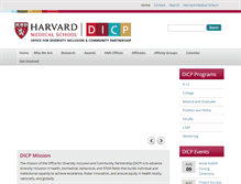Tablet Screenshot of mfdp.med.harvard.edu