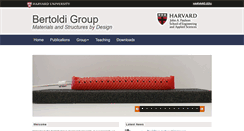 Desktop Screenshot of bertoldi.seas.harvard.edu
