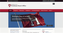 Desktop Screenshot of fdo.fas.harvard.edu