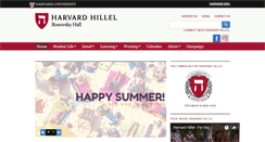Desktop Screenshot of hillel.harvard.edu