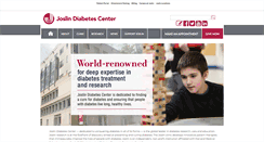 Desktop Screenshot of joslin.harvard.edu