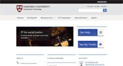 Desktop Screenshot of huit.harvard.edu