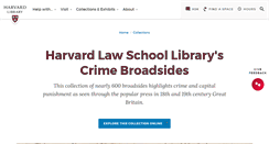 Desktop Screenshot of broadsides.law.harvard.edu