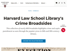 Tablet Screenshot of broadsides.law.harvard.edu