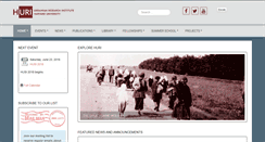 Desktop Screenshot of huri.harvard.edu