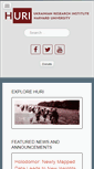 Mobile Screenshot of huri.harvard.edu