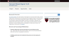 Desktop Screenshot of msvlsi.seas.harvard.edu