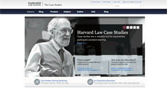 Desktop Screenshot of casestudies.law.harvard.edu