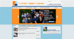 Desktop Screenshot of energy.harvard.edu