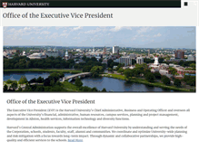 Tablet Screenshot of evp.harvard.edu