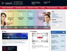 Tablet Screenshot of catalyst.harvard.edu