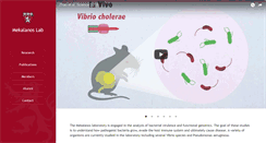 Desktop Screenshot of mekalanoslab.med.harvard.edu