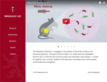Tablet Screenshot of mekalanoslab.med.harvard.edu