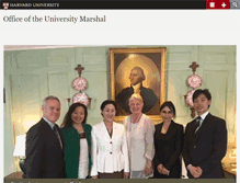 Tablet Screenshot of marshal.harvard.edu