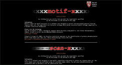 Desktop Screenshot of motif-x.med.harvard.edu