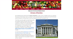 Desktop Screenshot of nutrition.med.harvard.edu