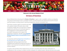 Tablet Screenshot of nutrition.med.harvard.edu