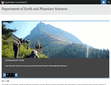Tablet Screenshot of eps.harvard.edu