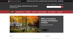 Desktop Screenshot of adboard.fas.harvard.edu