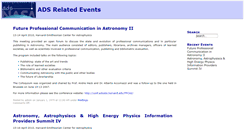Desktop Screenshot of conf.adsabs.harvard.edu